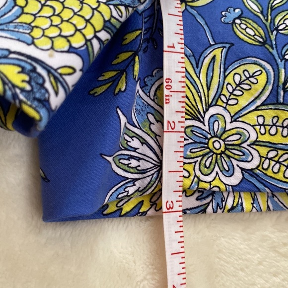 LOFT RIVIERA CHINO SHORTS SIZE 6 🇺🇦BLUE AND YELLOW - Picture 3 of 6